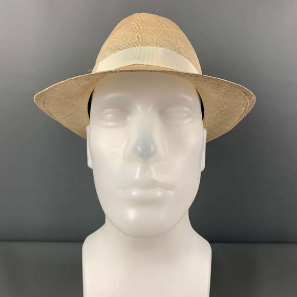 Vintage MAKINS Natural Woven Straw Hat - Picture 2 of 6